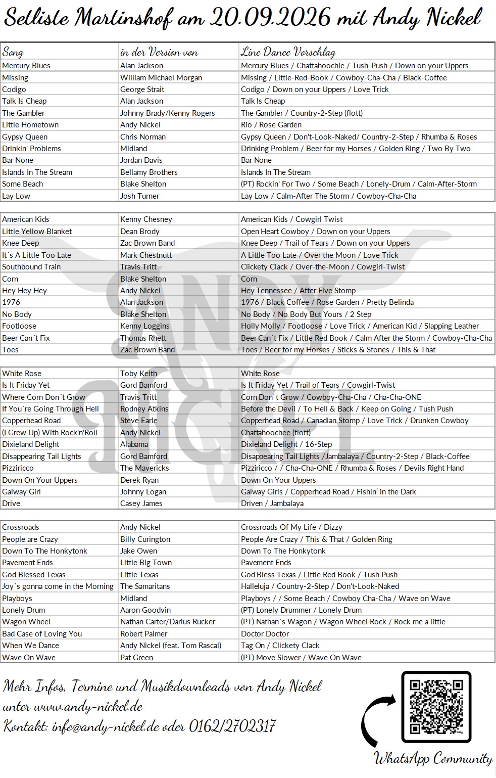 setliste martinshof 2026